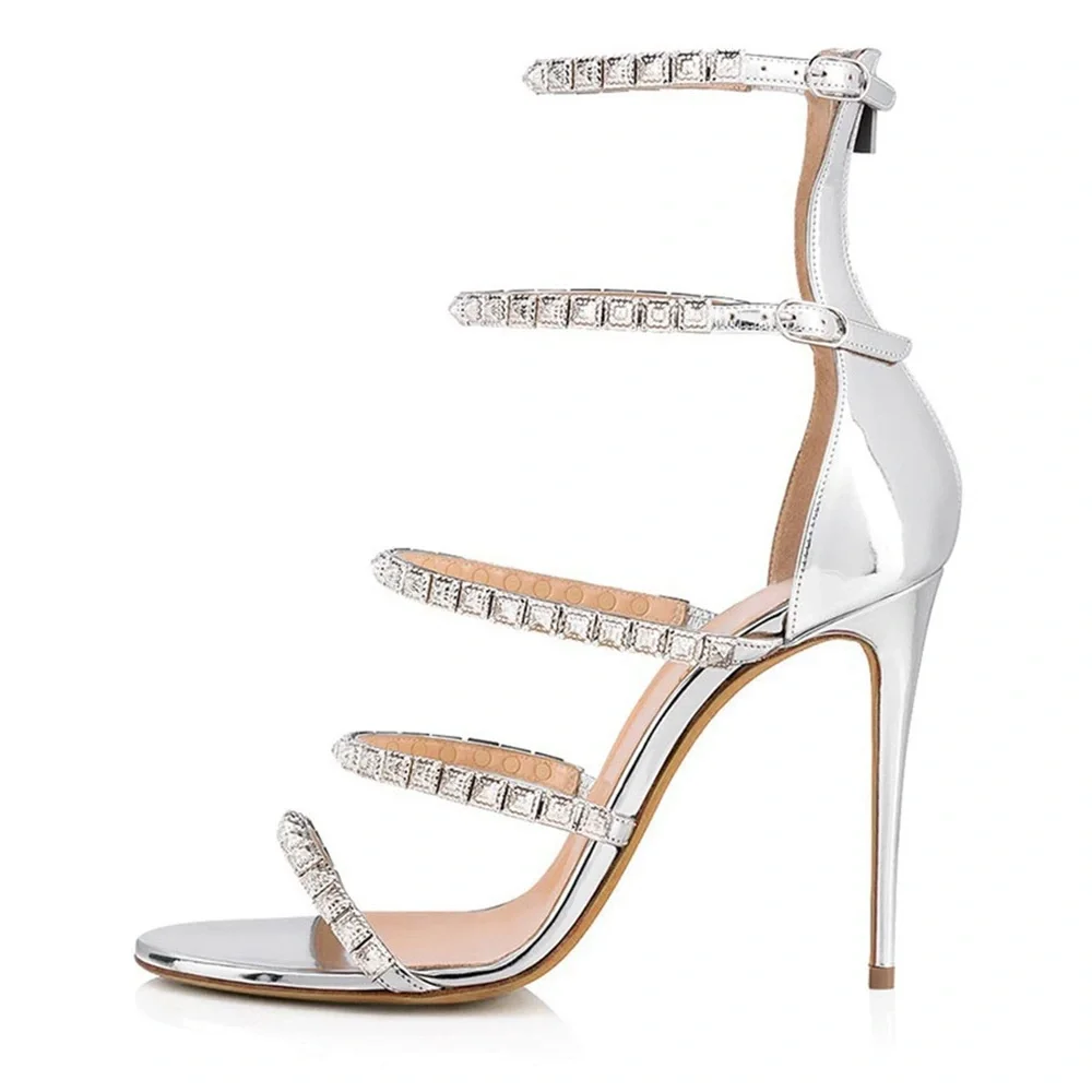 CHRISTIAN LOUBOUTIN
Forever Girl 100 Red Sole Sandals - Picture 3 of 7